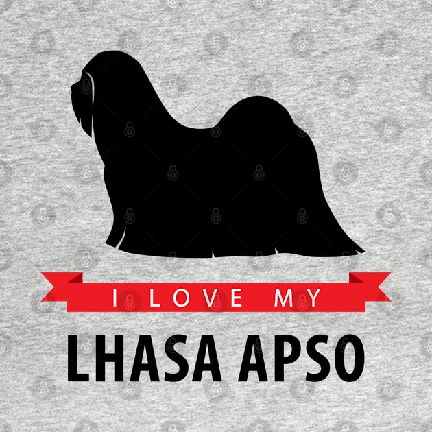 I Love My Lhasa Apso by millersye